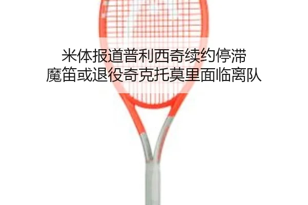 米体报道普利西奇续约停滞 魔笛或退役奇克托莫里面临离队 | Leyu